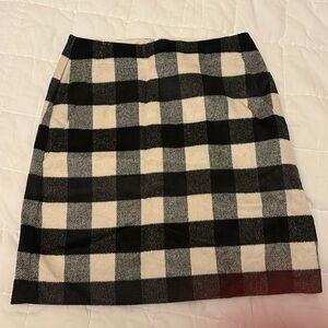 Loft plaid mini skirt